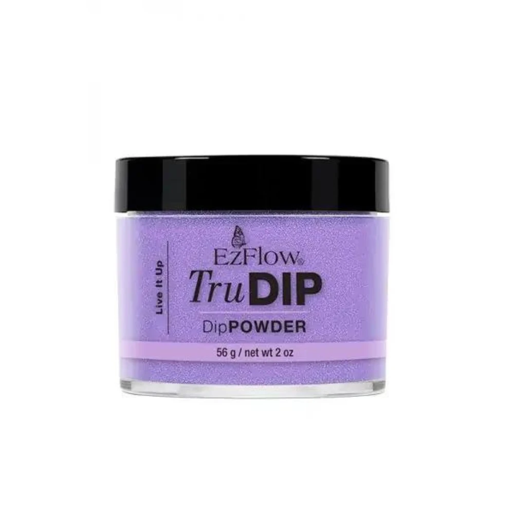 TruDip Acrylic Dip Powder 2.0 oz - Live It Up - Purple Glitter
