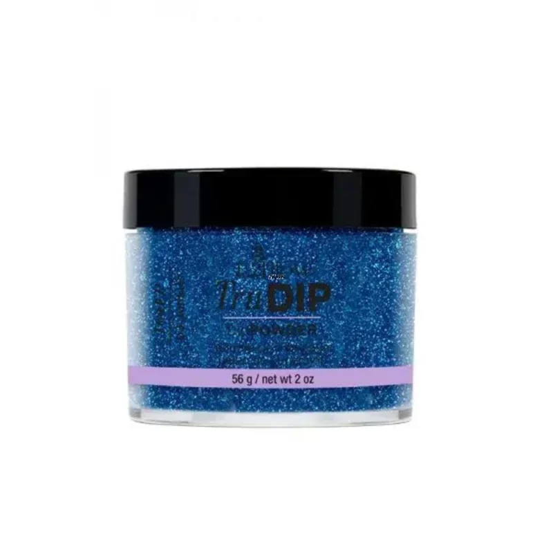 TruDip Acrylic Dip Powder .2.0 oz - DJ Junkie - blue color nail polish