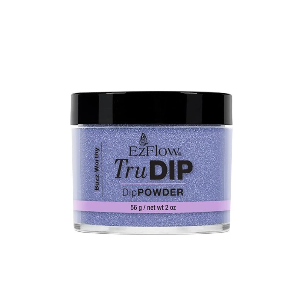 TruDip Acrylic Dip Powder 2.0 oz - Buzz Worthy - Blue Glitter