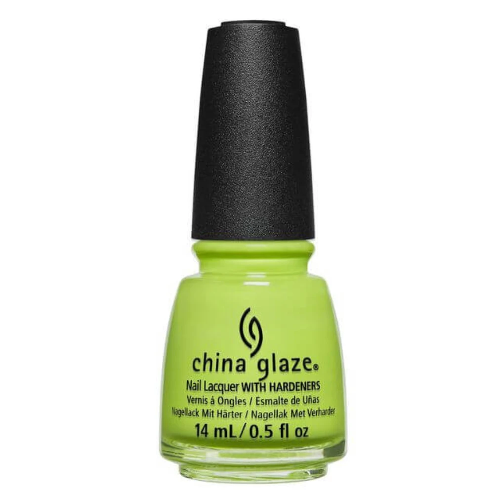 CHINA GLAZE NAIL LACQUER, ONCE A WITCH, ALWAYS A WITCH Neon Green Nail Polish