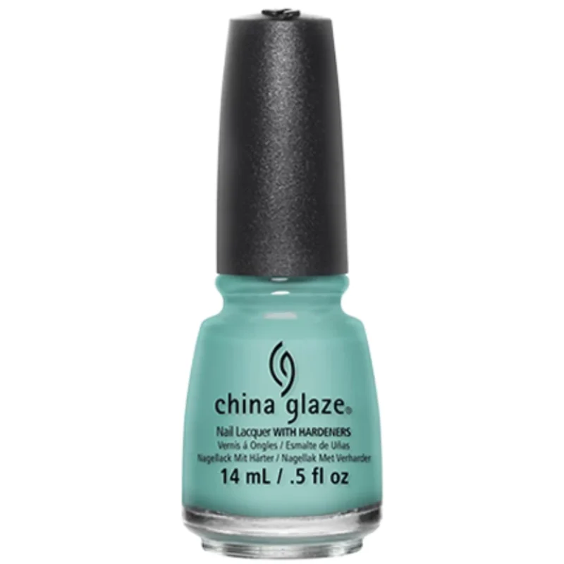 China Glaze Nail Polish .5 oz - For Audrey - A beautiful light, creamy blue. Like Breakfast at Tiffany's.