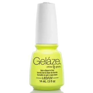 Image of China Glaze Gelaze Gel Nail Polish - Celtic Sun - Neon Yellow Gel Nail Polish