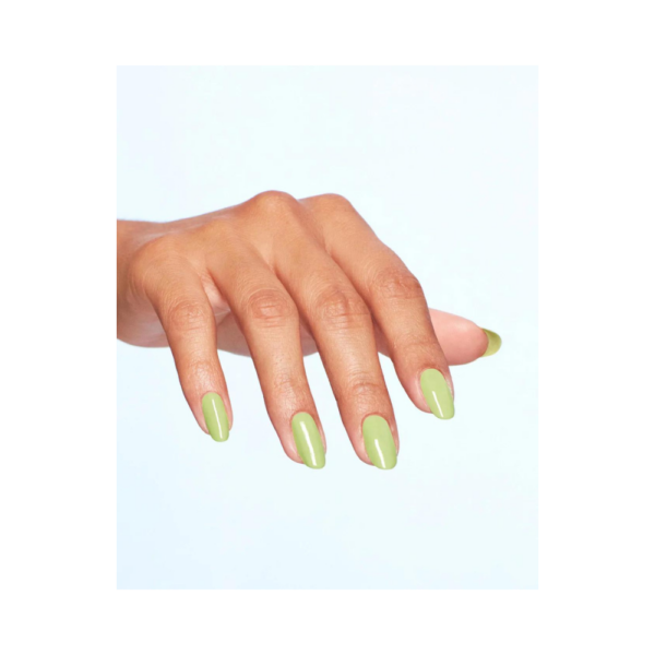 OPI Gel Color .5 oz - Clear Your Cache - GCS005 - Honeydew your shopping thing in this green crème gel nail polish.