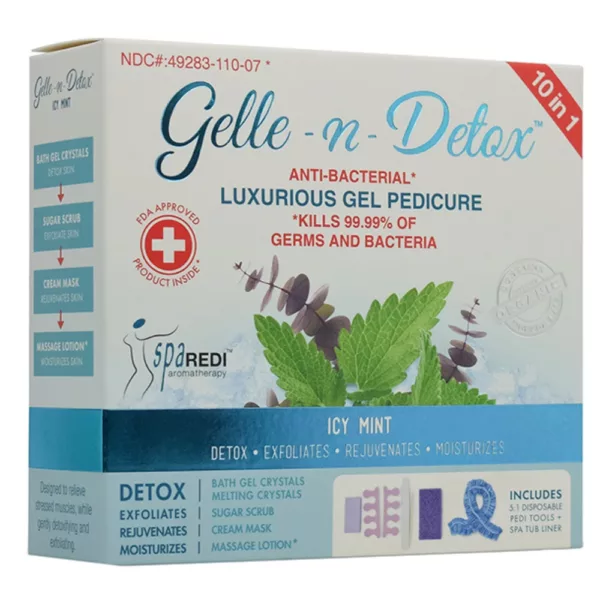 Search Results for: Gelle-N-Detox Gel Pedicure Kit Icy Mint
