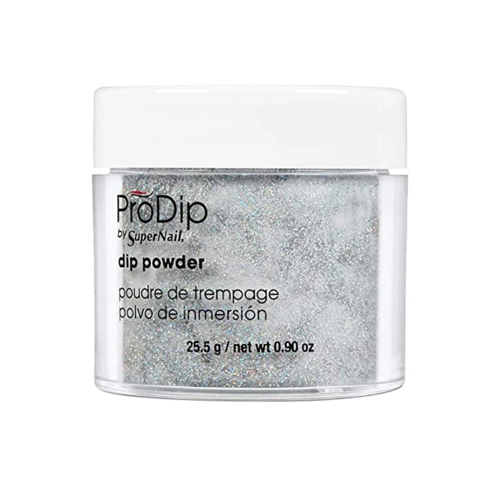 ProDip Acrylic Dip Powder .90 oz - Disco Party - Silver Acrylic Dip Powder (Shimmer)