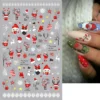 Christmas Nail Stickers 3x5 Sheet Assorted Nail StickersF889 Santa | Snowflake | Reindeer