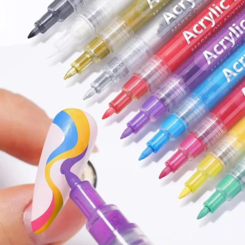 Nail Art Graffiti Pens - Acrylic Paint Markers