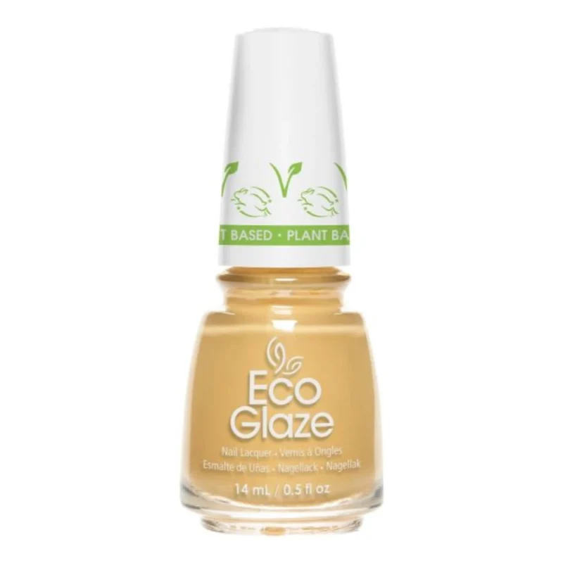 China Glaze - Eco Glaze - Bella Terra -Yellow Creme. Plant Based Nail Polish