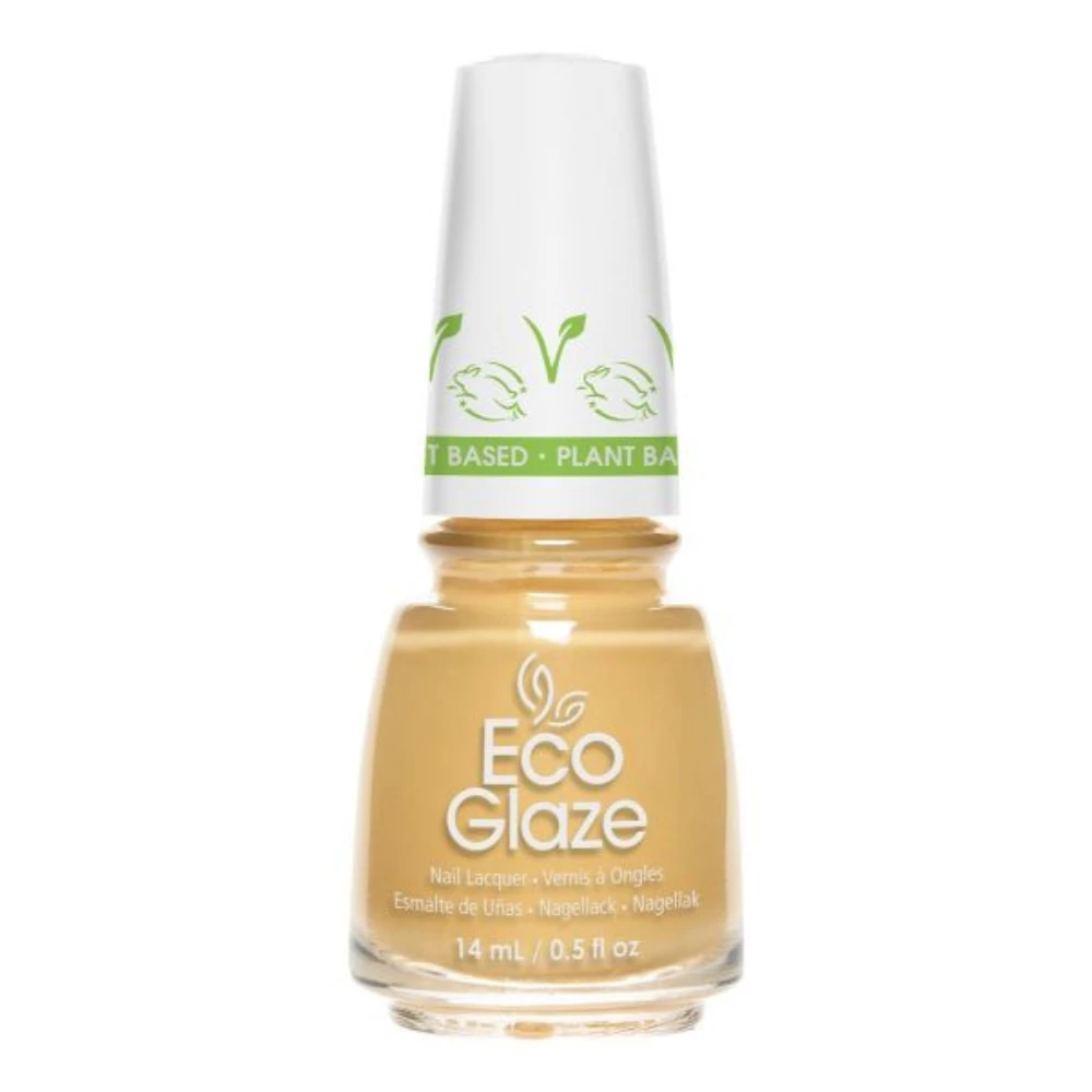 China Glaze - Eco Glaze - Bella Terra -Yellow Creme. Plant Based Nail Polish