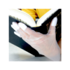 Remove gel nail polish with sNails Gloves, allows you to read a book while you wait,