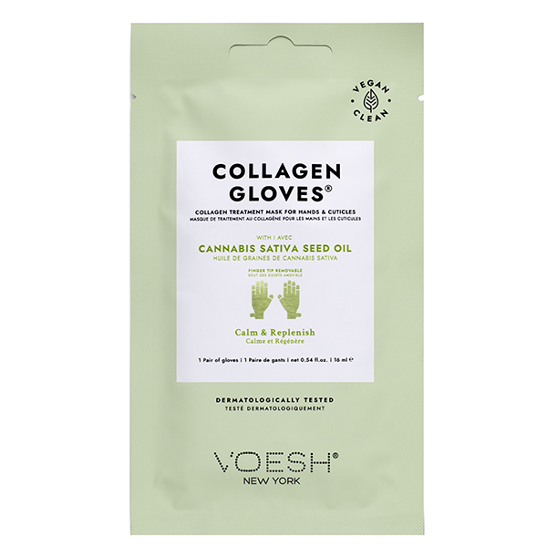 Voesh Collagen Gloves - 1 Pair - Cannabis Sativa Seed Oil