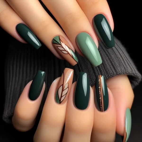 Make Them Green With Envy - Green Spring Nail Ideas