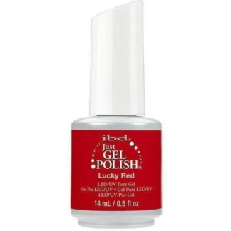 IBD Just Gel Polish - Lucky Red | Creamy Red Gel Polish