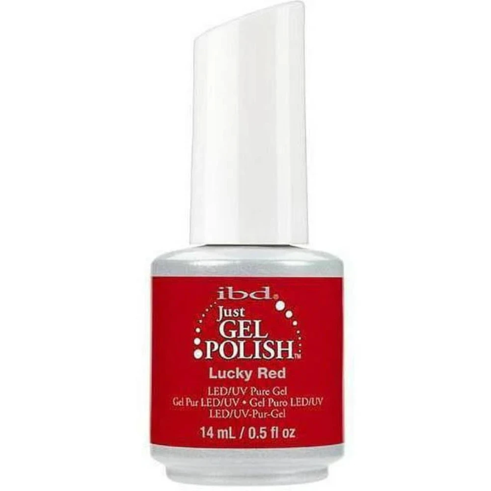 IBD Just Gel Polish - Lucky Red | Creamy Red Gel Polish