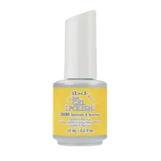 IBD Just Gel Nail Polish - Sunnies and Scarves | Yellow Shimmer Gel Polish