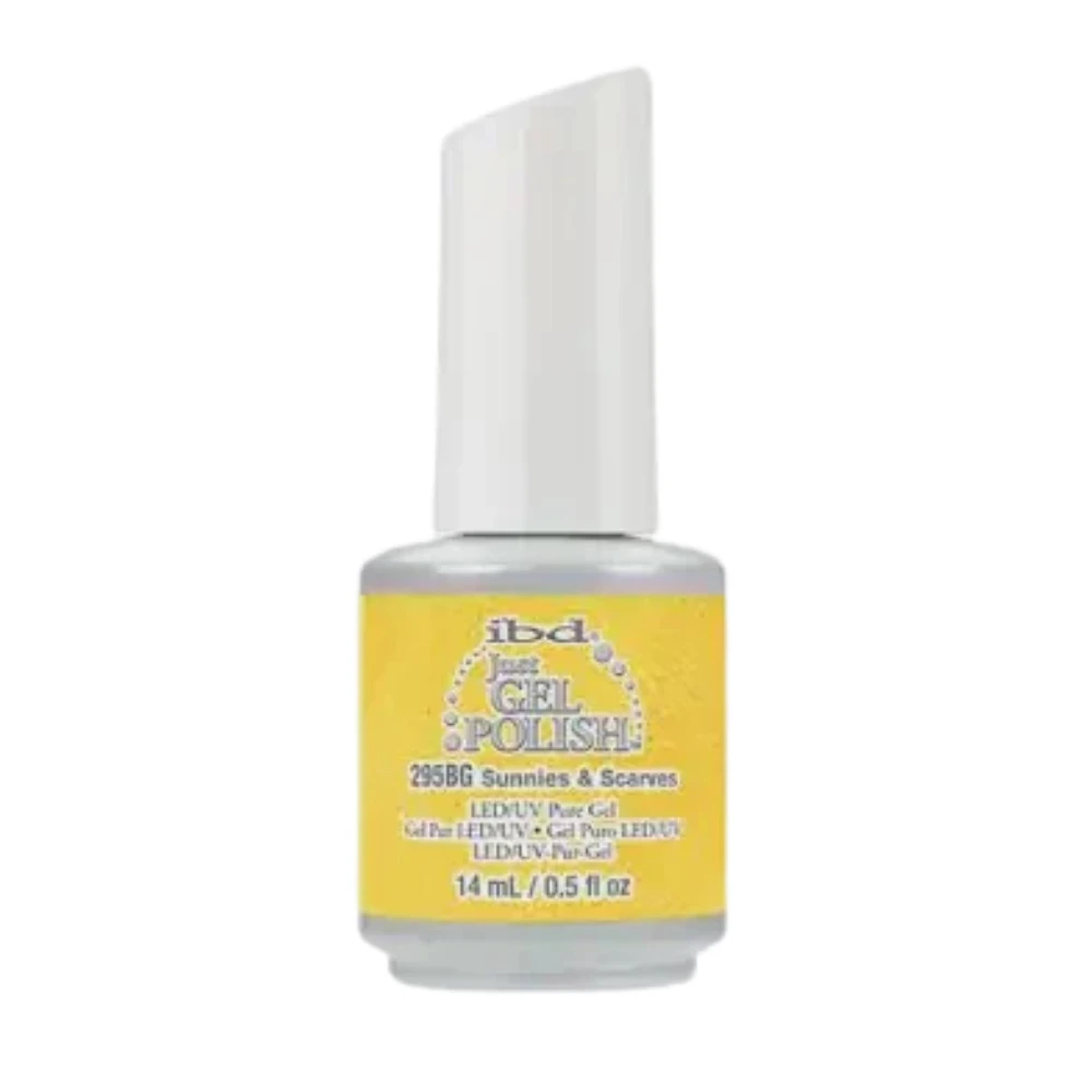 IBD Just Gel Nail Polish - Sunnies and Scarves | Yellow Shimmer Gel Polish