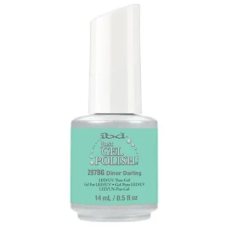 IBD Just Gel Nail Polish - Diner Darling | Teal Creme Gel Polish