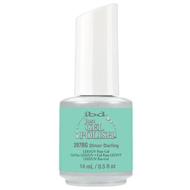 IBD Just Gel Nail Polish - Diner Darling | Teal Creme Gel Polish