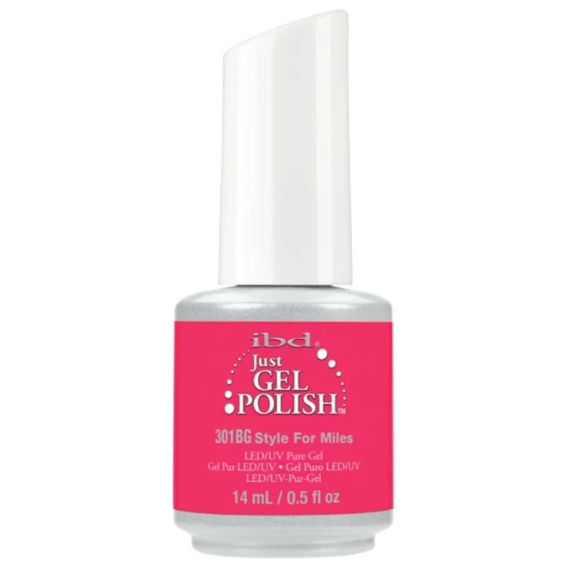 IBD Just Gel Nail Polish - Style For Miles | Neon Pink Gel Polish