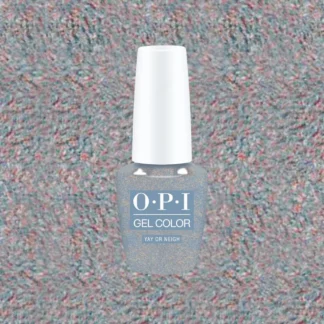 Image of OPI Yay Or Neigh Gel Nail Polish - Metallic Grey Gel Nail Polish