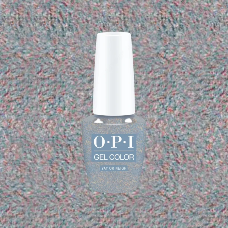 Image of OPI Yay Or Neigh Gel Nail Polish - Metallic Grey Gel Nail Polish