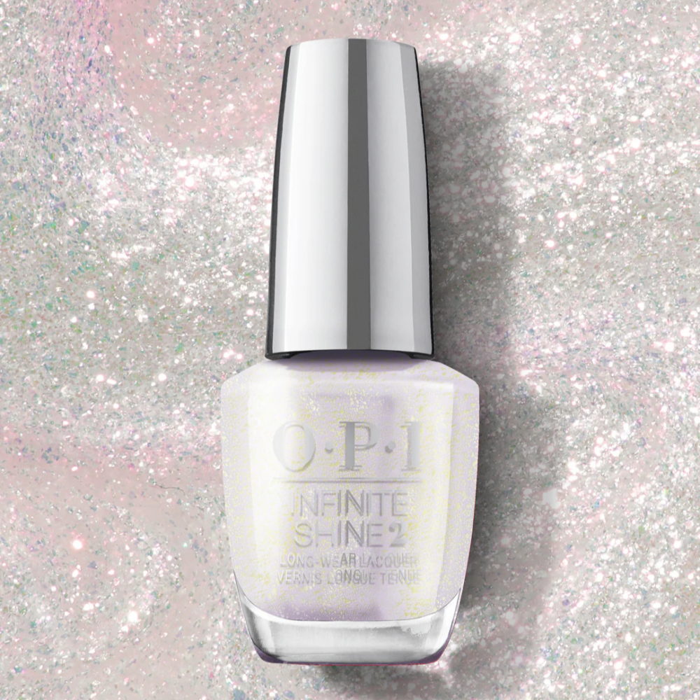 Image of OPI Infinite Shine 2 - Glitter Mogul - Clear Glitter Nail Color / Topper