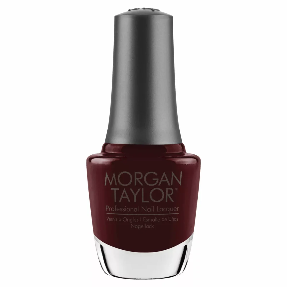 Morgan Taylor Nail Polish - A Touch of Sass Burgundy Red