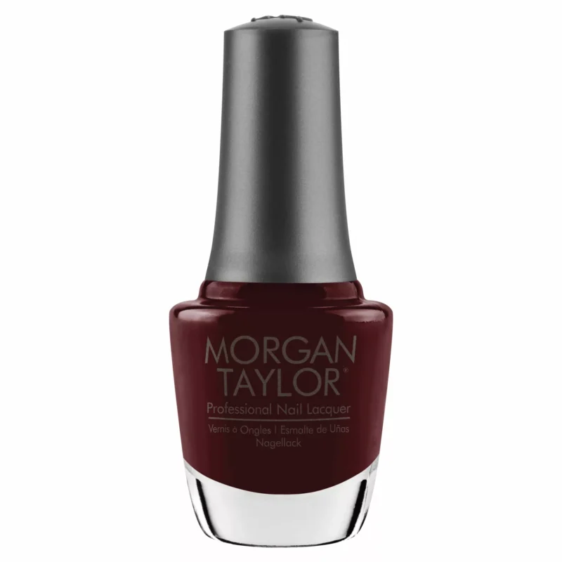 Morgan Taylor Nail Polish - A Touch of Sass Burgundy Red