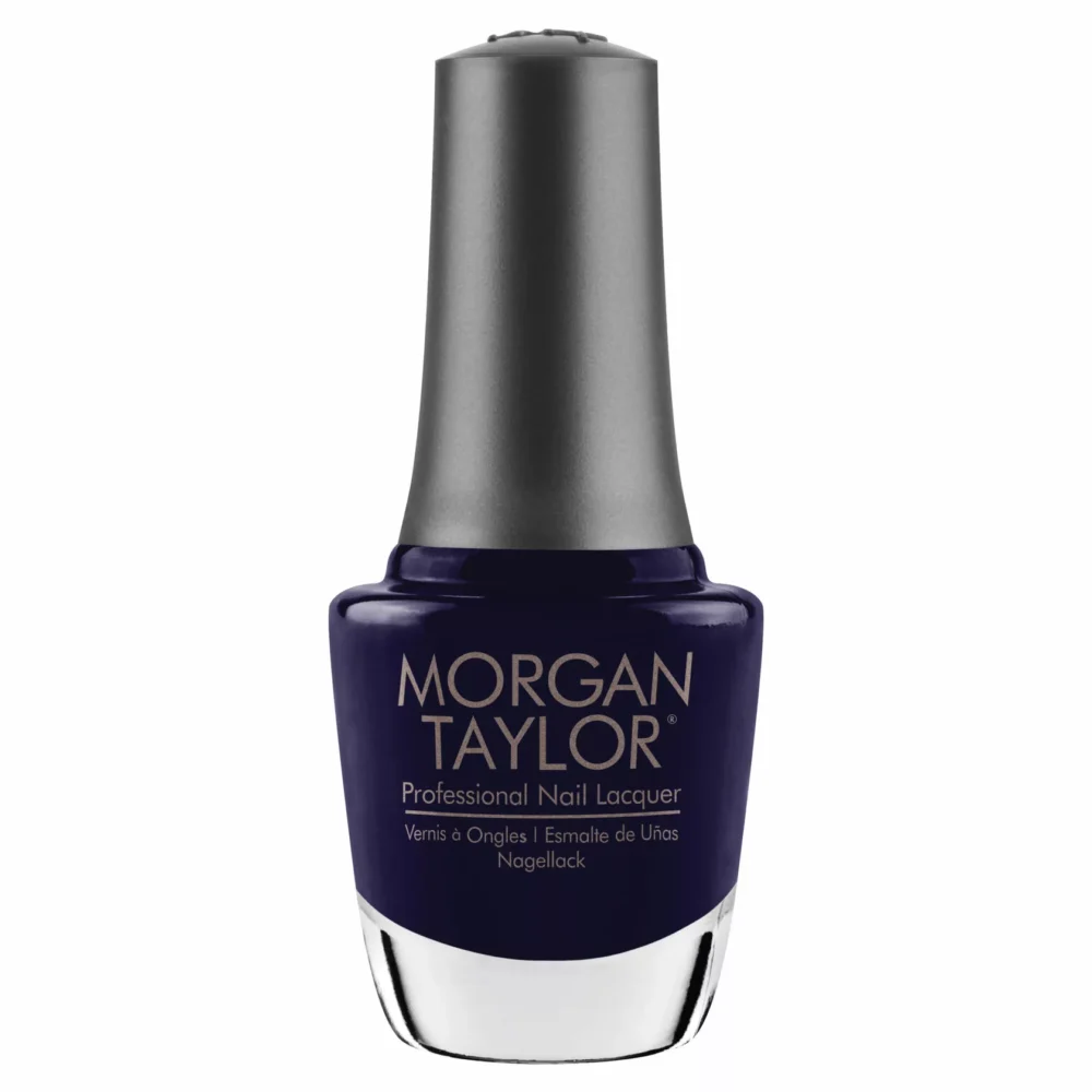 Morgan Taylor - After Dark - Blue Nail Polish - sNails Nails