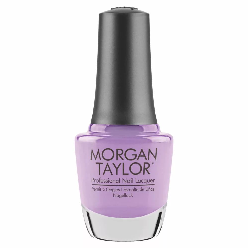 Morgan Taylor Nail Lacquer - All The Queen's Bling - Purple Creme Nail Polish