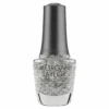 Morgan Taylor Nail Polish - Am I Making You Gelish? - Silver glitter