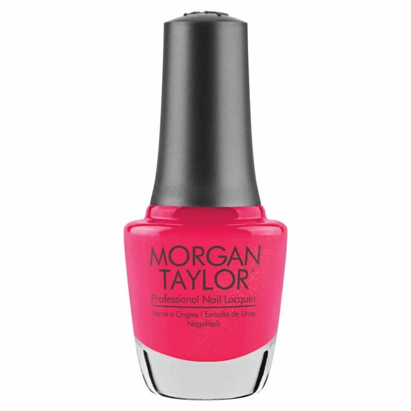 Morgan Taylor - Hip Hop Coral, Neon Coral Pink Nail Polish