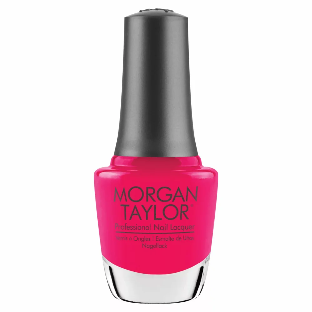 Morgan Taylor - Shake It Till You Samba - Neon Pink / Red Nail Polish