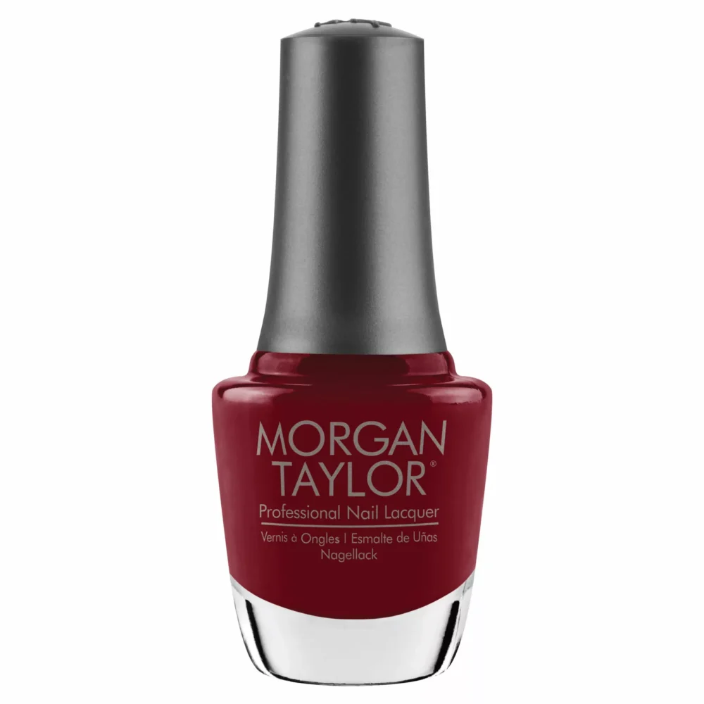 Morgan Taylor - Stand Out - Deep Red Burgundy Nail Polish