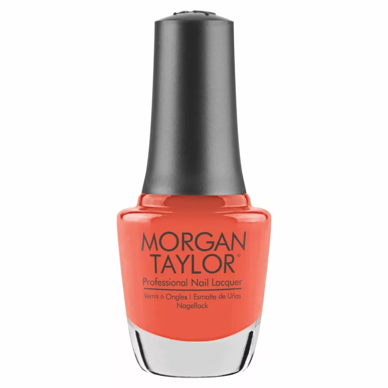 Morgan Taylor - Tiki Tiki Laranga -Neon Orange Red Nail Polish