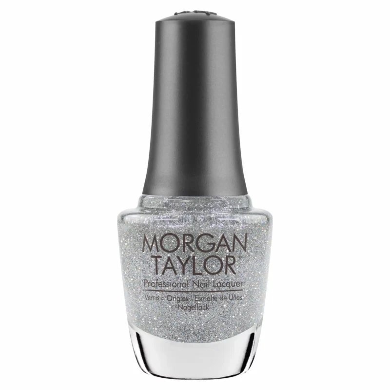 Morgan Taylor - Water Field - Silver Glitter, Holographic Nail Polish